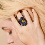 Ring 6.5 Celestia Blue and Yellow Sapphire Ring Celestia Blue and Yellow Sapphire Ring, Ring by GERMAN KABIRSKI