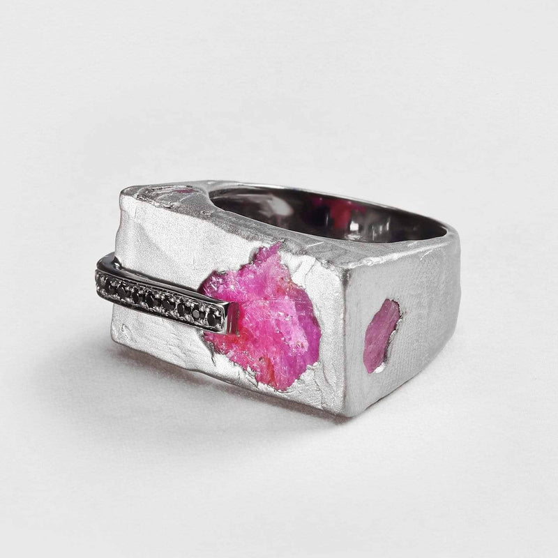 Ring 8.5 Kenja Ruby and Spinel Ring Kenja Ruby and Spinel Ring, Ring by GERMAN KABIRSKI