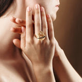 Ring 7.5 Raiz Citrine and Yellow Sapphire Ring Raiz Citrine and Yellow Sapphire Ring, Ring by GERMAN KABIRSKI