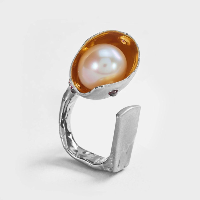 Ring 6 Abrax Pearl Ring Abrax Pearl Ring, Ring by GERMAN KABIRSKI