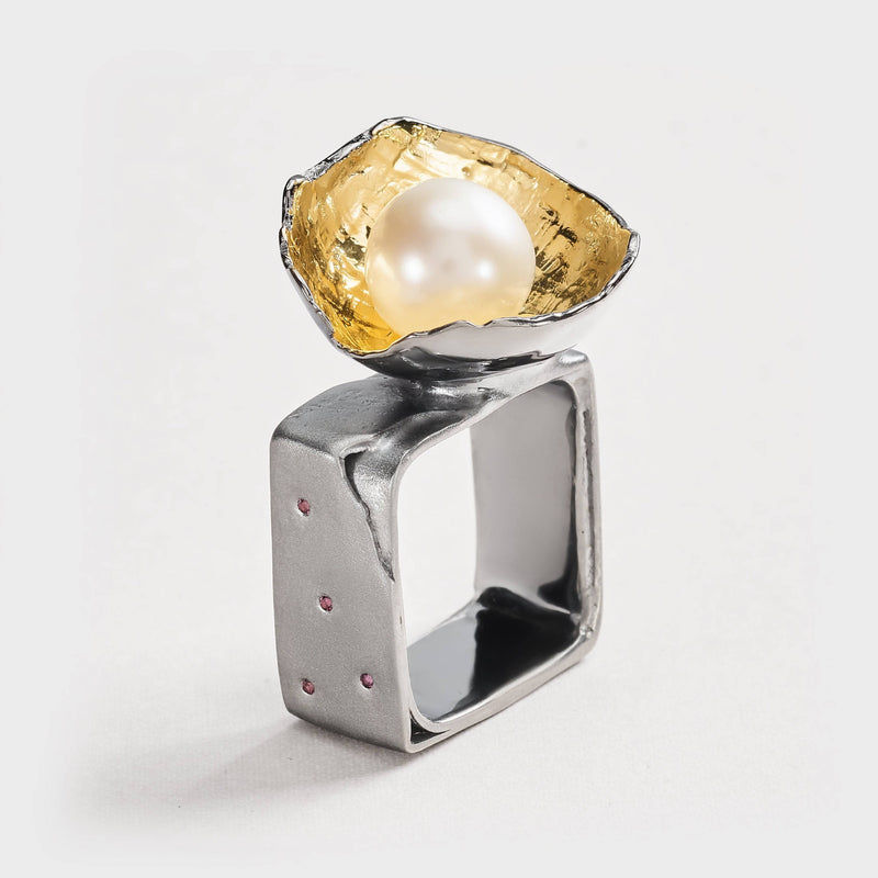 Ring 6.5 Kiri Pearl Ring Kiri Pearl Ring, Ring by GERMAN KABIRSKI