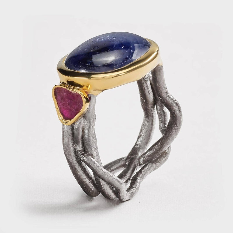 Ring 7.5 Nyo Sapphire Ring Nyo Sapphire Ring, Ring by GERMAN KABIRSKI