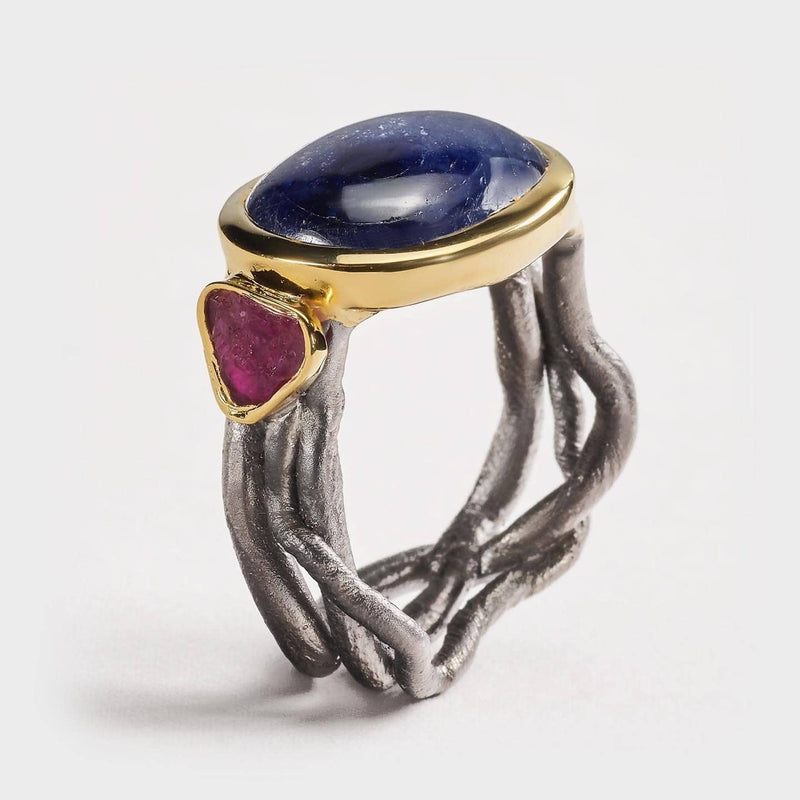 Ring 7.5 Nyo Sapphire Ring Nyo Sapphire Ring, Ring by GERMAN KABIRSKI
