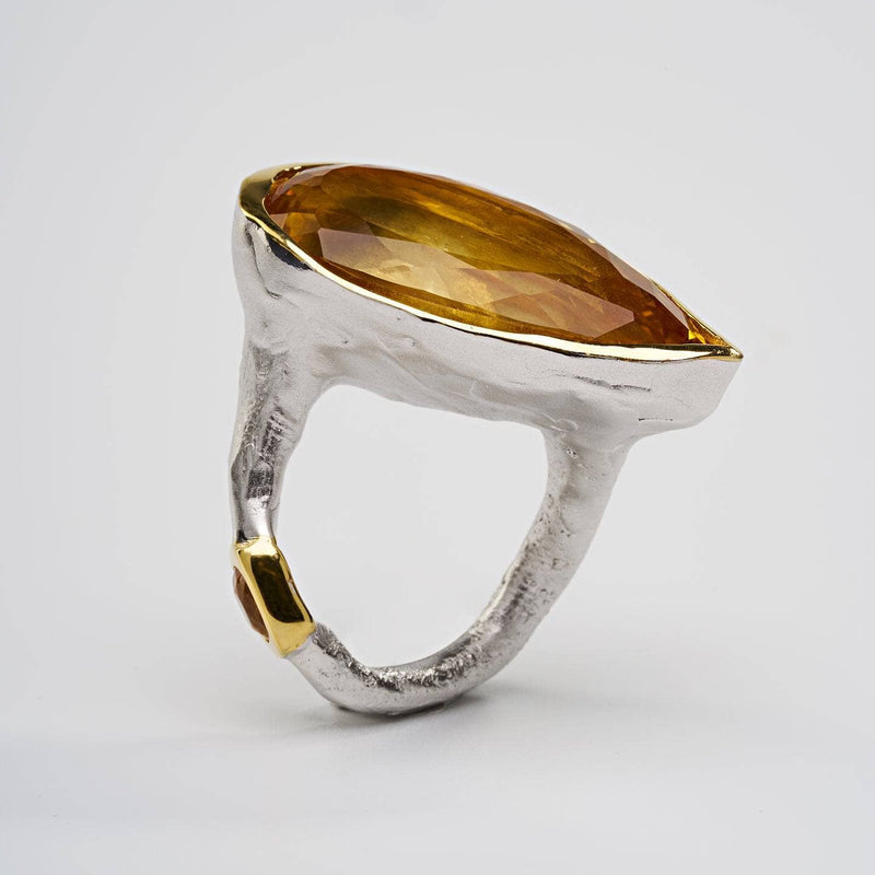 Ring 5.5 Ven Citrine Ring Ven Citrine Ring, Ring by GERMAN KABIRSKI