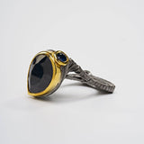 Ring 5.5 Opalla Black Sapphire Ring Opalla Black Sapphire Ring, Ring by GERMAN KABIRSKI