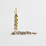 Earrings black/gold Mithras Chrysoberyl Earrings Mithras Chrysoberyl Earrings, Earrings by GERMAN KABIRSKI