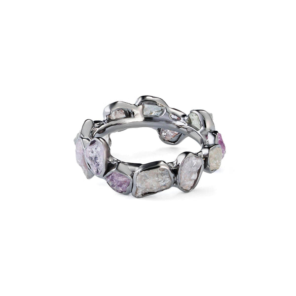 Livia Fancy Sapphire Ring (Black Rhodium) GERMAN KABIRSKI