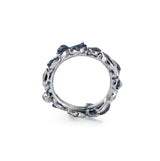Ring Livia Sapphire Ring (Black Rhodium) Livia Sapphire Ring, Ring by GERMAN KABIRSKI