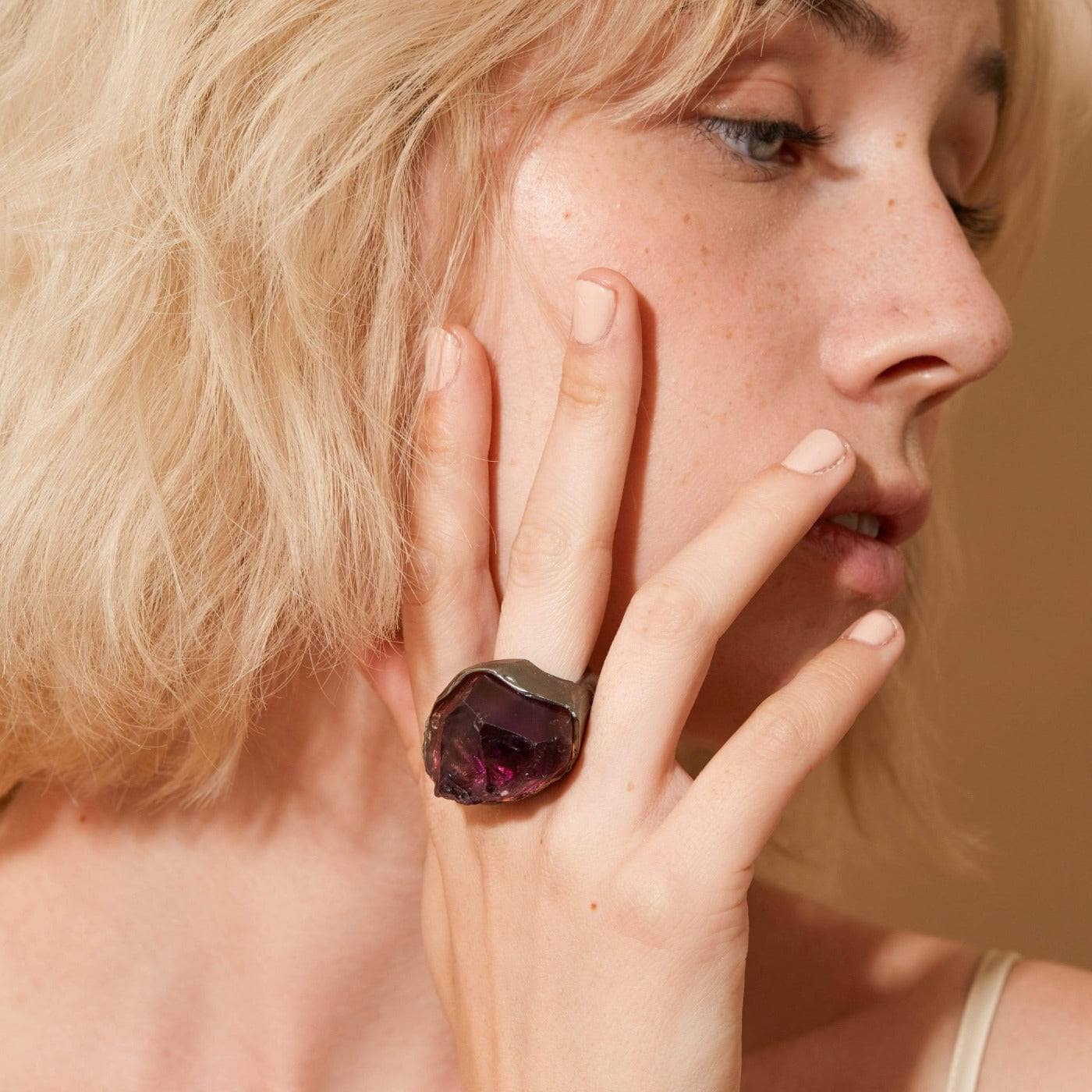 Elin Amethyst Ring GERMAN KABIRSKI