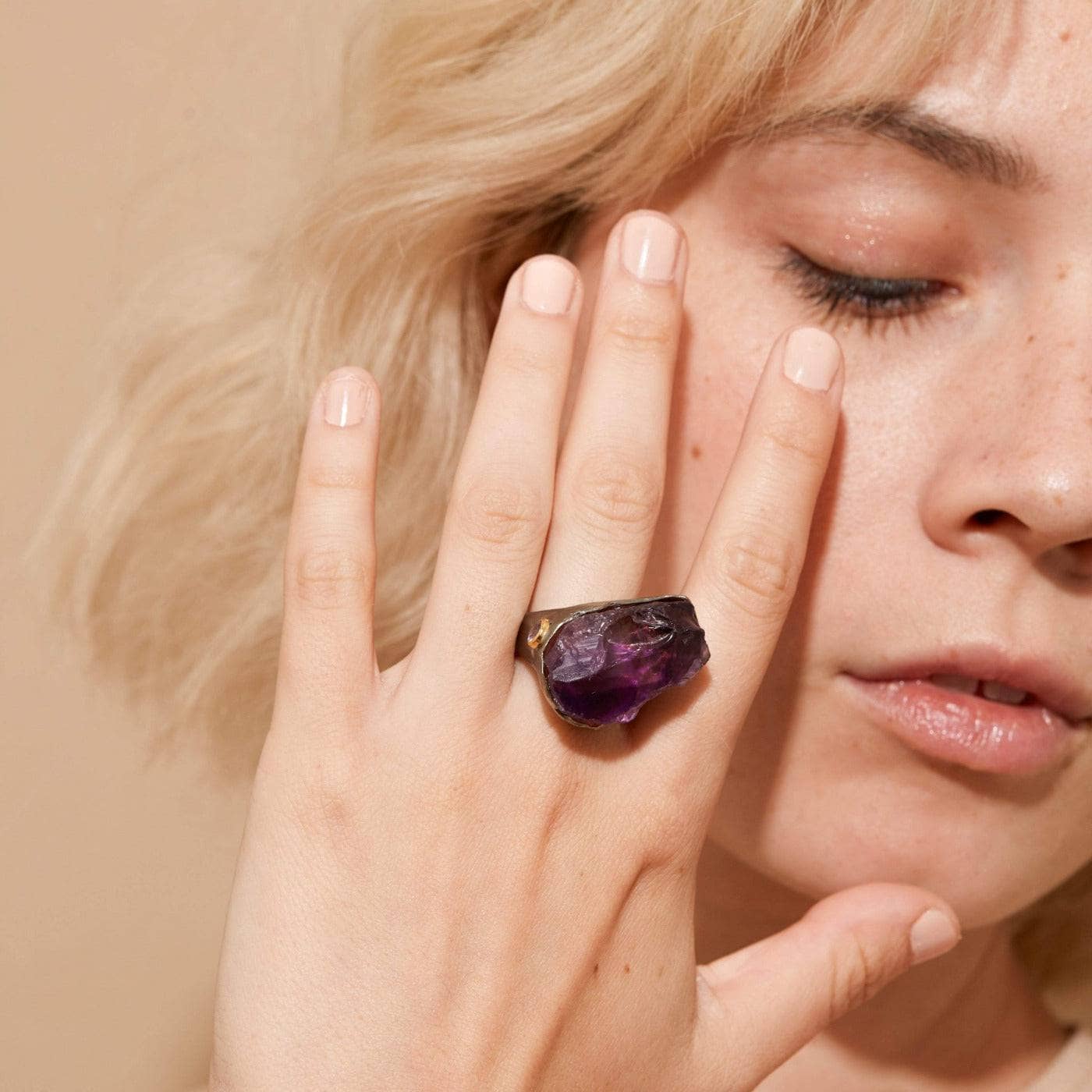 Elin Amethyst Ring GERMAN KABIRSKI