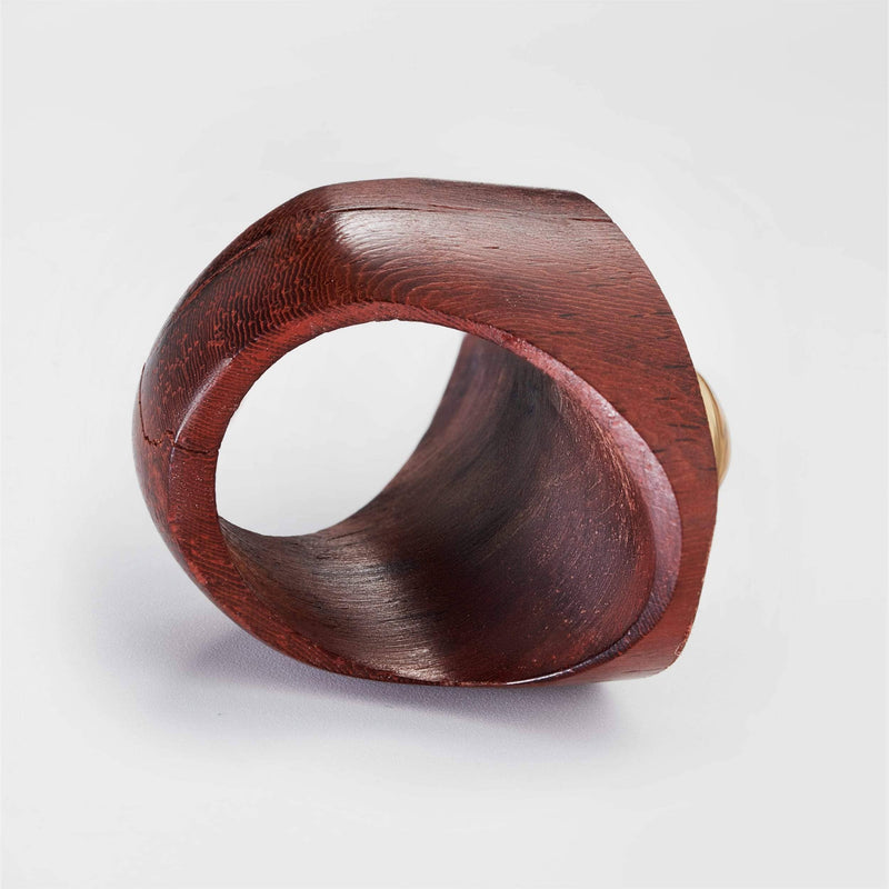 Ring Mayana Citrine Wood Ring Mayana Citrine Wood Ring, Ring by GERMAN KABIRSKI