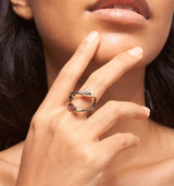 Ring Nima Garnet Rough Ring Nima Garnet Rough Ring, Ring by GERMAN KABIRSKI