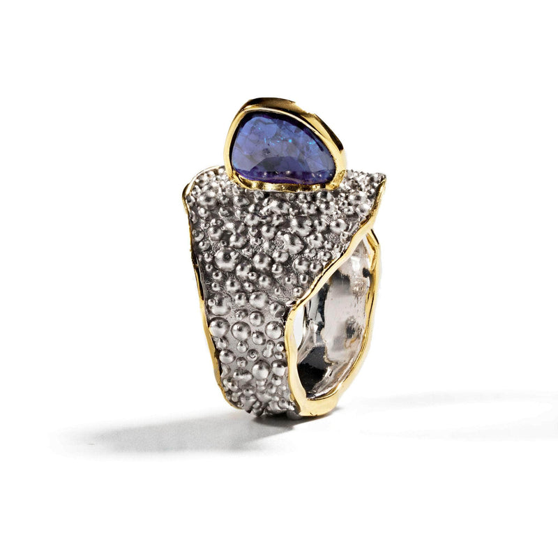 Ring Ikhoni Blue Sapphire Ring Ikhoni Blue Sapphire Ring, Ring by GERMAN KABIRSKI
