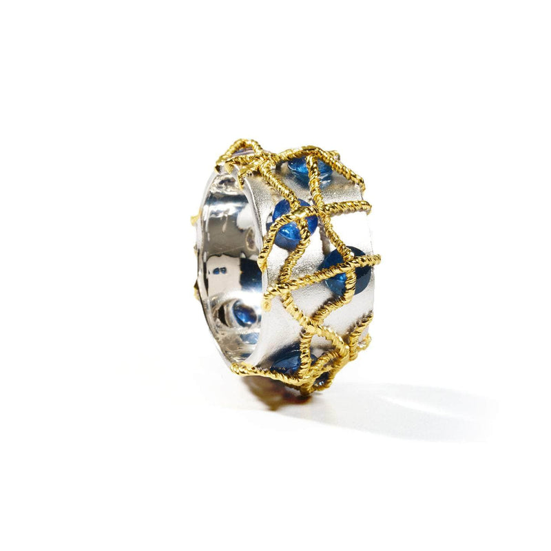 Nephila Blue Sapphire Ring GERMAN KABIRSKI