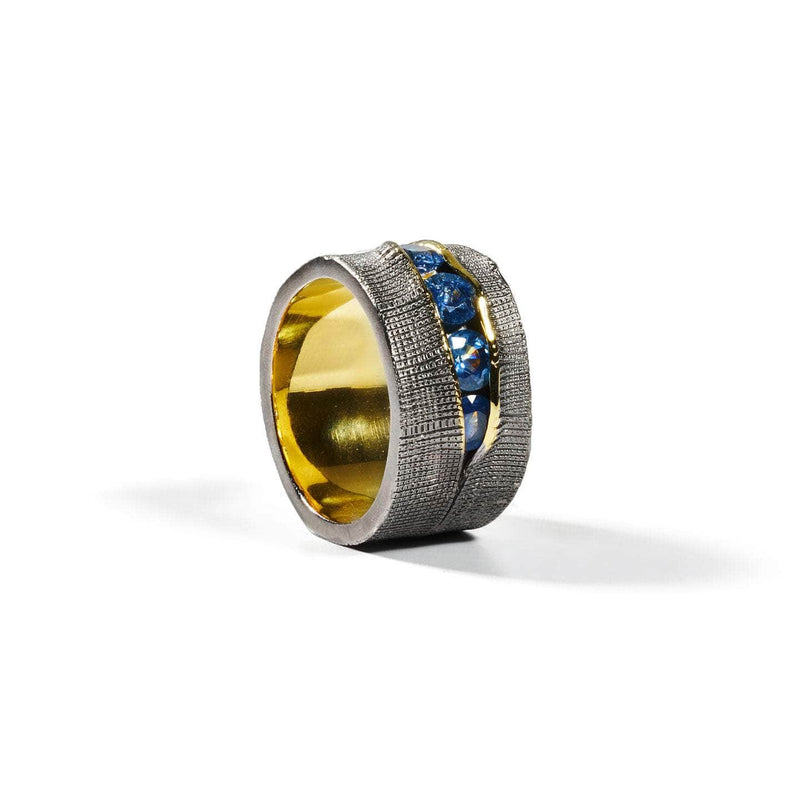 Ring Tacitah Blue Sapphire Ring Tacitah Blue Sapphire Rring, Rring by GERMAN KABIRSKI