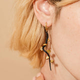 Earrings black Tarrah Chrysoberyl Earrings Tarrah Chrysoberyl Earrings, Earrings by GERMAN KABIRSKI