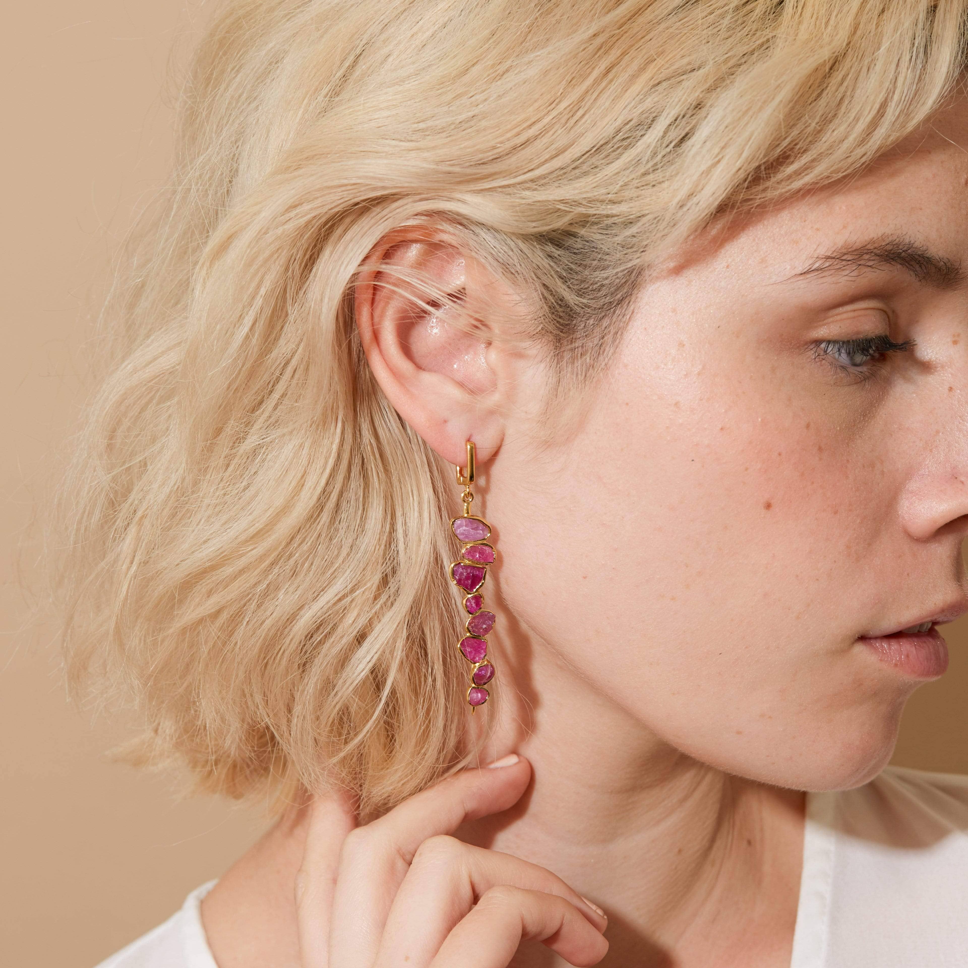 Ivie Ruby Earrings GERMAN KABIRSKI