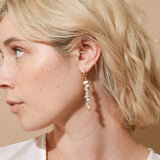 Earrings gold Ivie White Sapphire Earrings Ivie White Sapphire Earrings, Earrings by GERMAN KABIRSKI