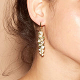 Earrings gold Seren White Sapphire and Tsavorite Earrings Seren White Sapphire and Tsavorite Earrings, Earrings by GERMAN KABIRSKI