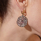 Earrings gray Zenita Spinel Earrings (Black Rhodium) Zenita Spinel Earrings, Earrings by GERMAN KABIRSKI