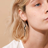 Earrings black/gold Ebon Spinel and Ruby Earrings Ebon Spinel and Ruby Earrings, Earrings by GERMAN KABIRSKI