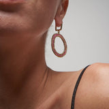 Tiann Pink Sapphire Rough Earrings GERMAN KABIRSKI