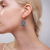 Earrings gray/gold Wisii Mixed Sapphire Earrings Wisii Mixed Sapphire Earrings, Earrings by GERMAN KABIRSKI
