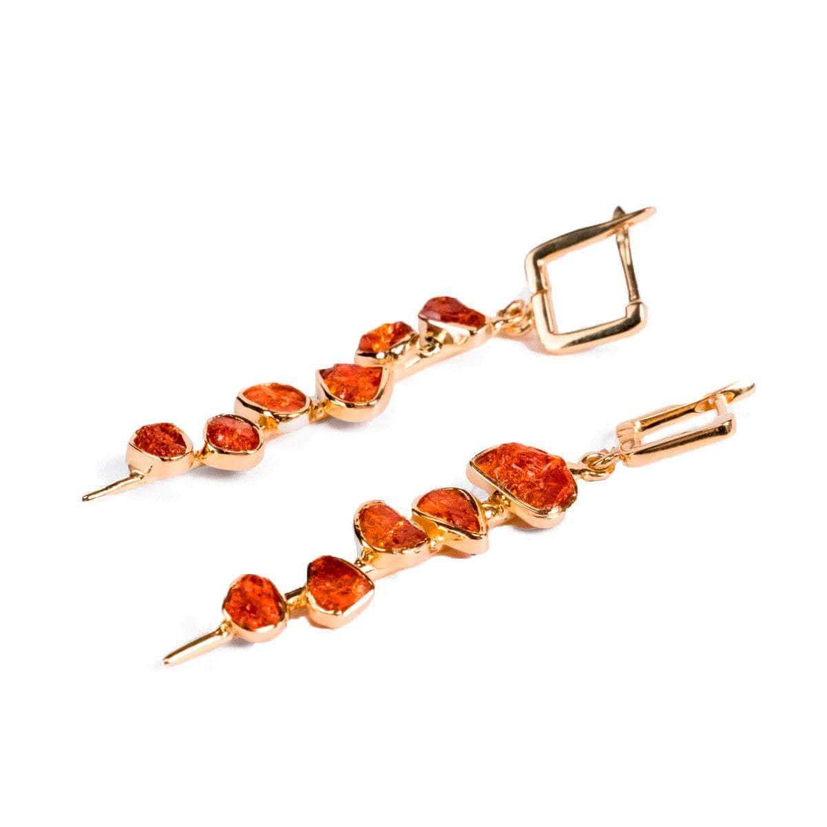 Alden Spessartine Rough Earrings GERMAN KABIRSKI