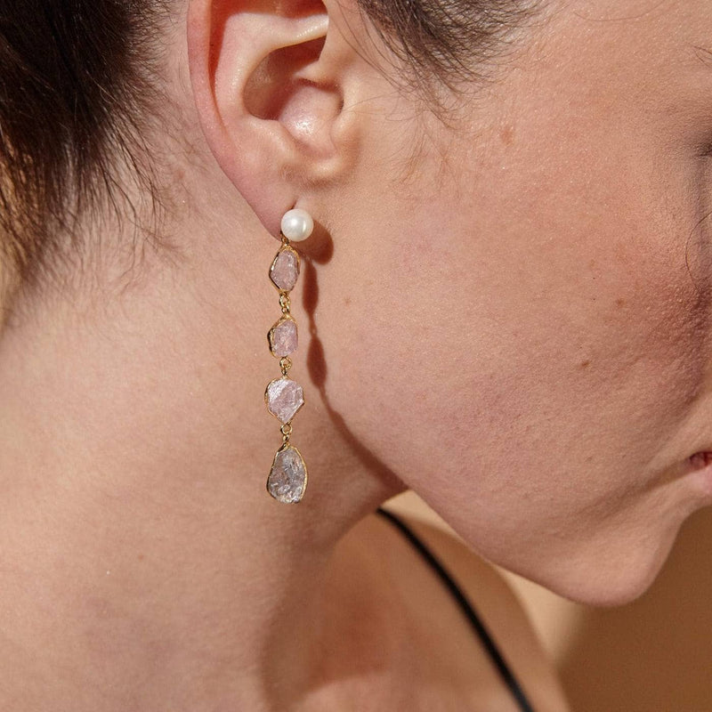 Syzygy Large Spinel Earrings (Pin&Pearl) GERMAN KABIRSKI