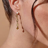 Earrings Pin&Pearl Reverie Chrysoberyl Earrings (Pin&Pearl) Reverie Chrysoberyl Earrings, Earrings by GERMAN KABIRSKI