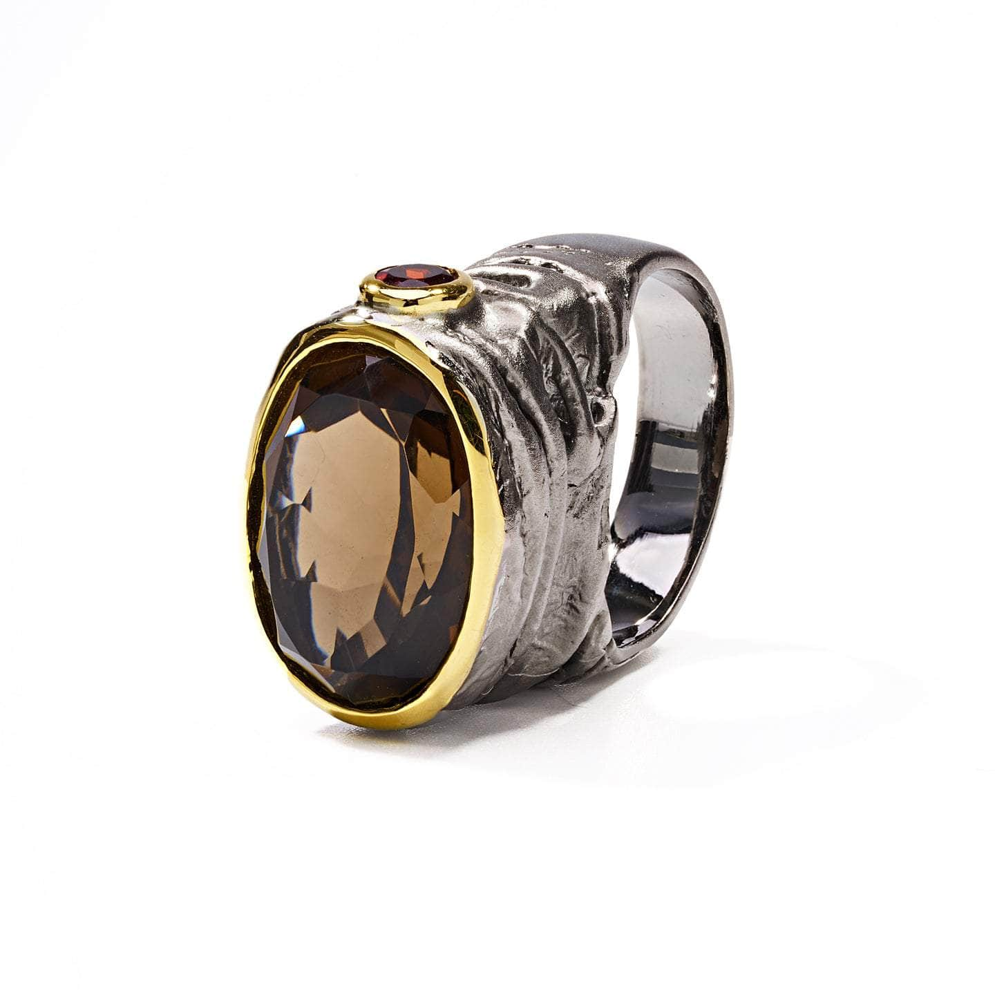 Gliese Smoky Quartz Ring GERMAN KABIRSKI