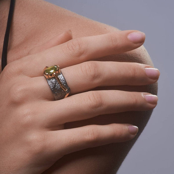 Ring Mera Peridot Ring Mera Peridot Ring, Ring by GERMAN KABIRSKI