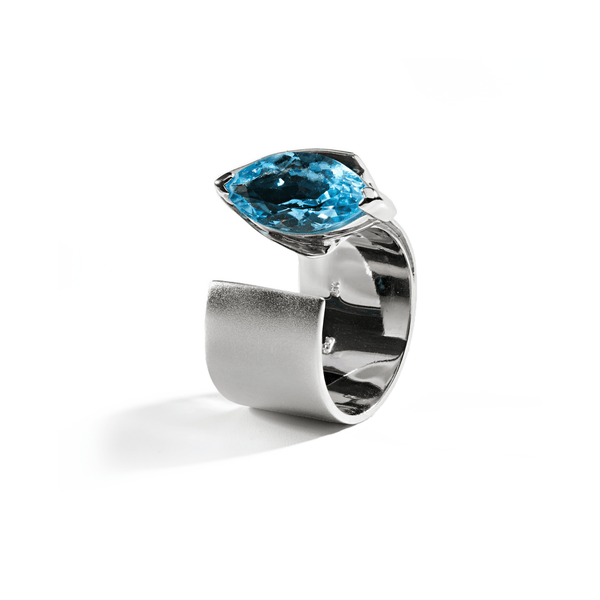 Ring Markiz Blue Topaz Ring Markiz Blue Topaz Ring, Ring by GERMAN KABIRSKI