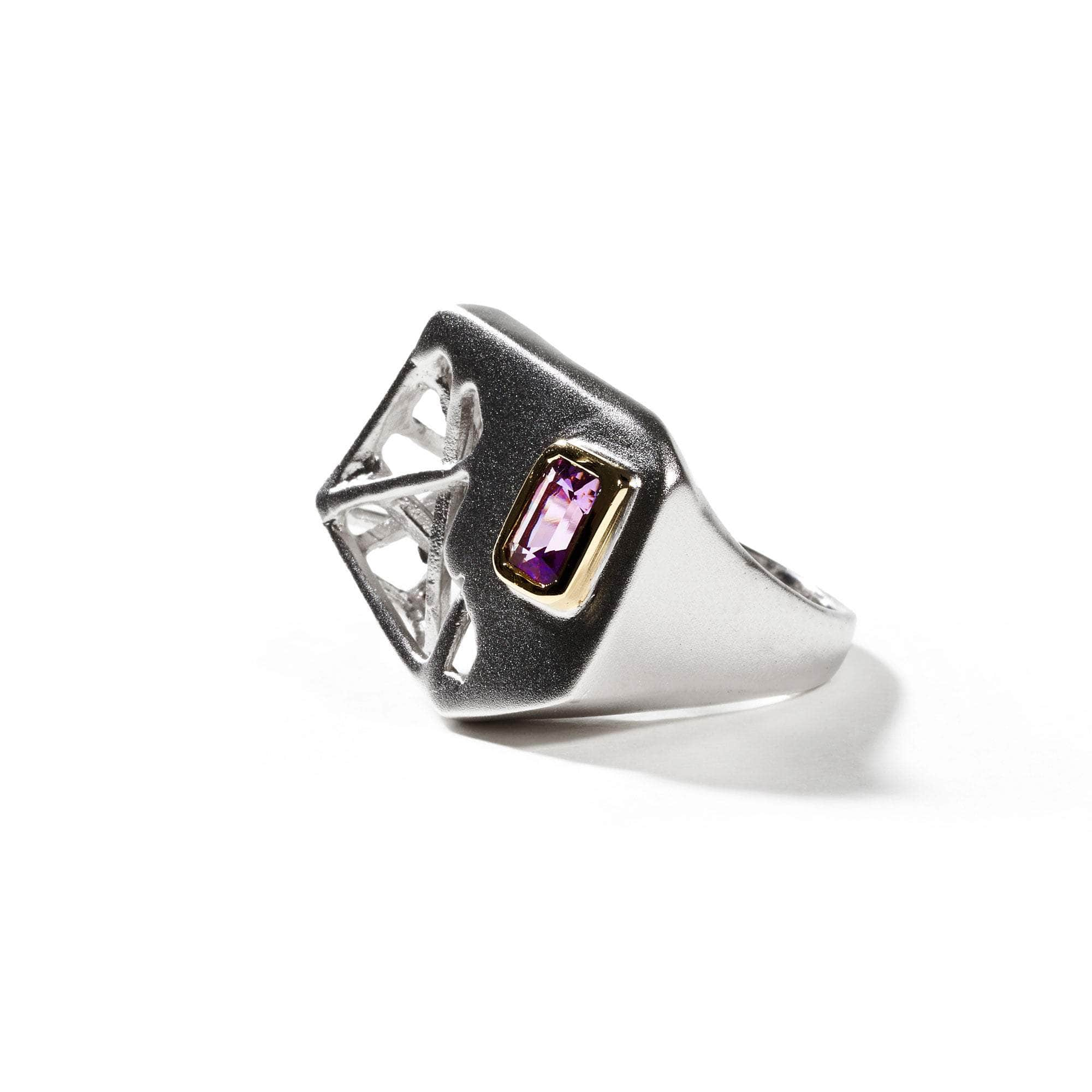 Montri Amethyst Ring (White Rhodium) GERMAN KABIRSKI