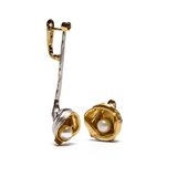 Earrings silver/gold Edda Pearl Earrings Edda Pearl Earrings, Earrings by GERMAN KABIRSKI
