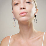 Earrings black/silver Unfir Pearl Earrings Unfir Pearl Earrings, Earrings by GERMAN KABIRSKI