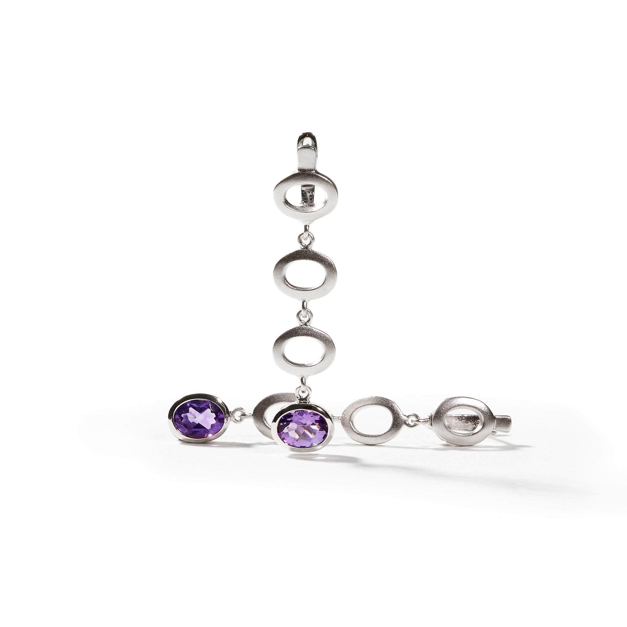 Ovalor Amethyst Earrings GERMAN KABIRSKI