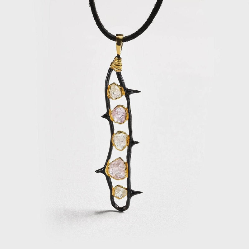Pendant black/gold Orna Fancy Sapphire Pendant Orna Fancy Sapphire Pendant, Pendant by GERMAN KABIRSKI