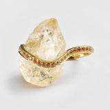 Ring 5.5 Jennet Citrine and Sapphire Ring Jennet Citrine and Sapphire Ring, Ring by GERMAN KABIRSKI