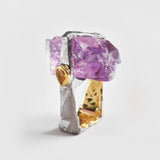 Ring 7 Elune Amethyst and Sapphire Ring Elune Amethyst and Sapphire Ring, Ring by GERMAN KABIRSKI