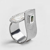 Ring 7.5 Kahin Pearl and Tourmaline Ring Kahin Pearl and Tourmaline Ring, Ring by GERMAN KABIRSKI