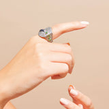 Ring 6.5 Maol Sapphire and Tsavorite Ring Maol Sapphire and Tsavorite Ring, Ring by GERMAN KABIRSKI