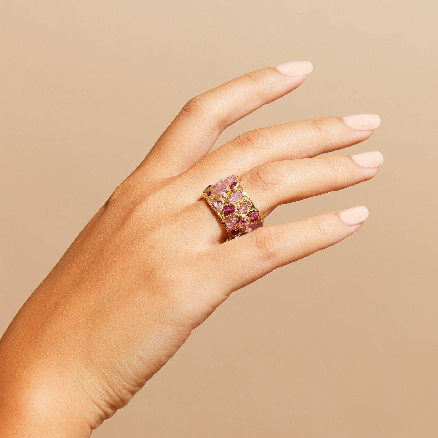 Alcina Ruby Pink Sapphire Ring GERMAN KABIRSKI