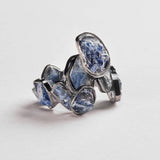 Ring Lotis Sapphire Ring (Black Rhodium) Lotis Sapphire Ring, Ring by GERMAN KABIRSKI