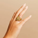 Ring Tiara Chrysoberyl and Yellow Sapphire Ring Tiara Chrysoberyl and Yellow Sapphire Ring, Ring by GERMAN KABIRSKI