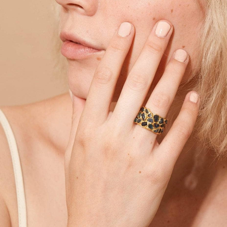 Alcina Sapphire Ring (3 row) GERMAN KABIRSKI