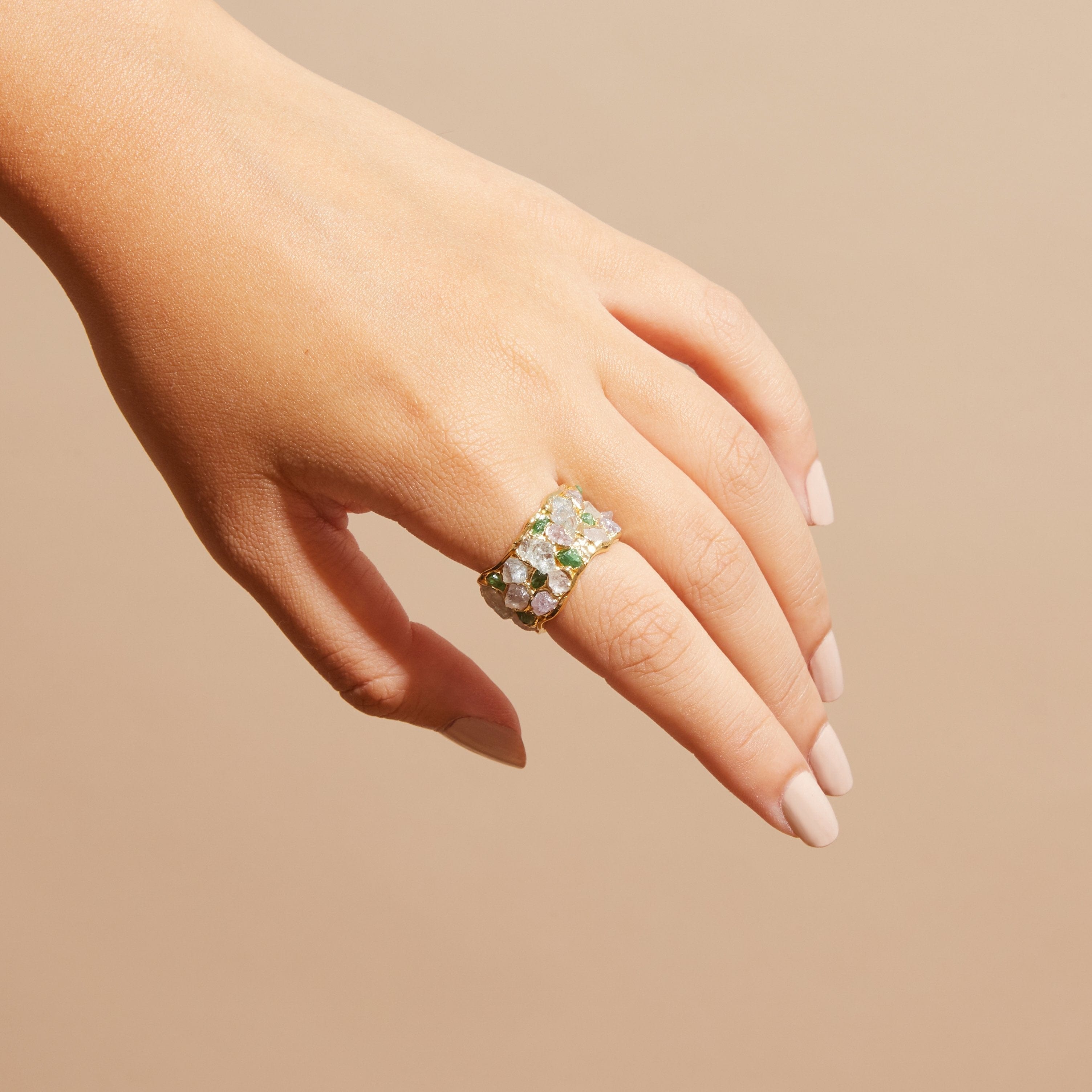 Alcina Tsavorite and Sapphire Ring GERMAN KABIRSKI