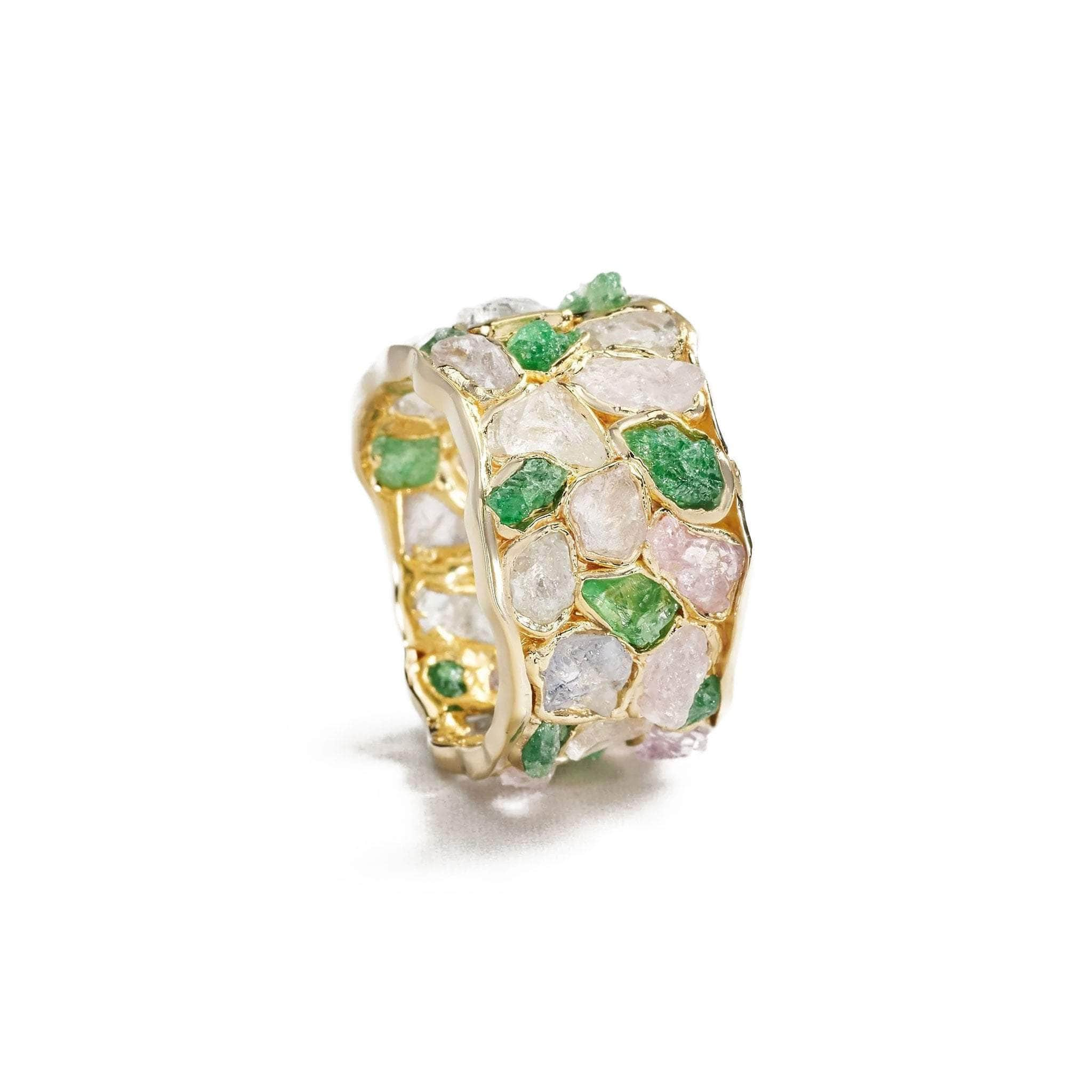 Alcina Tsavorite and Sapphire Ring GERMAN KABIRSKI