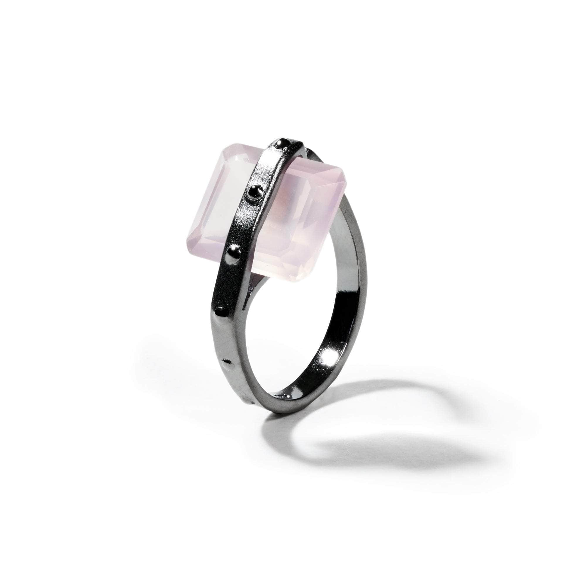 Arros Rose Quartz Ring GERMAN KABIRSKI