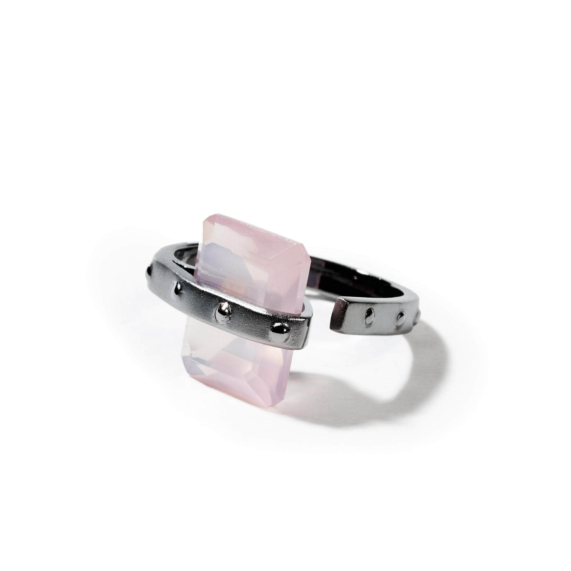 Arros Rose Quartz Ring GERMAN KABIRSKI